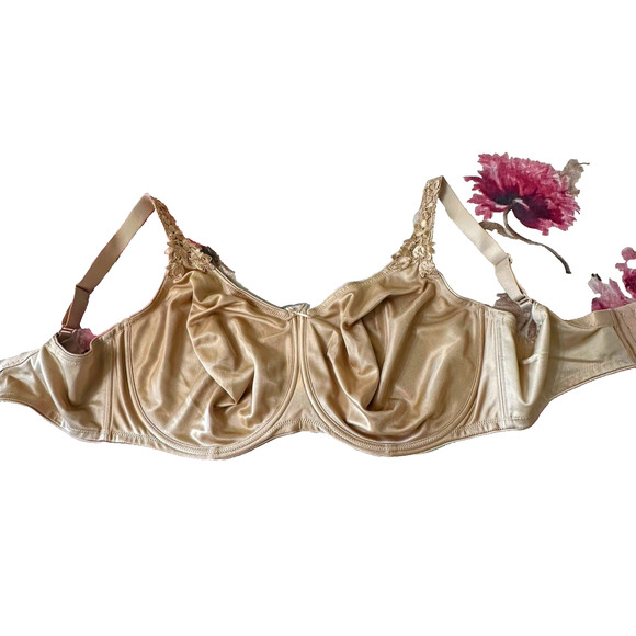 NWOT Dominique Mystique Full Comfort Fit Seamless Minimizer Bra Size 42H Beige - Picture 6 of 13